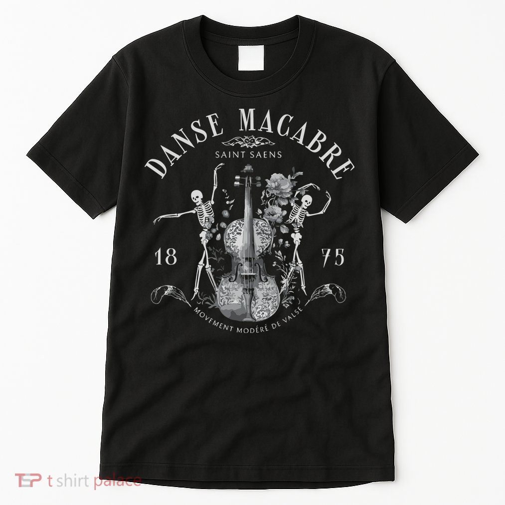 Danse Macabre Orchestra Skeleton Violin Tall T-Shirt