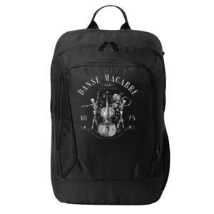 Danse Macabre Orchestra Skeleton Violin City Backpack