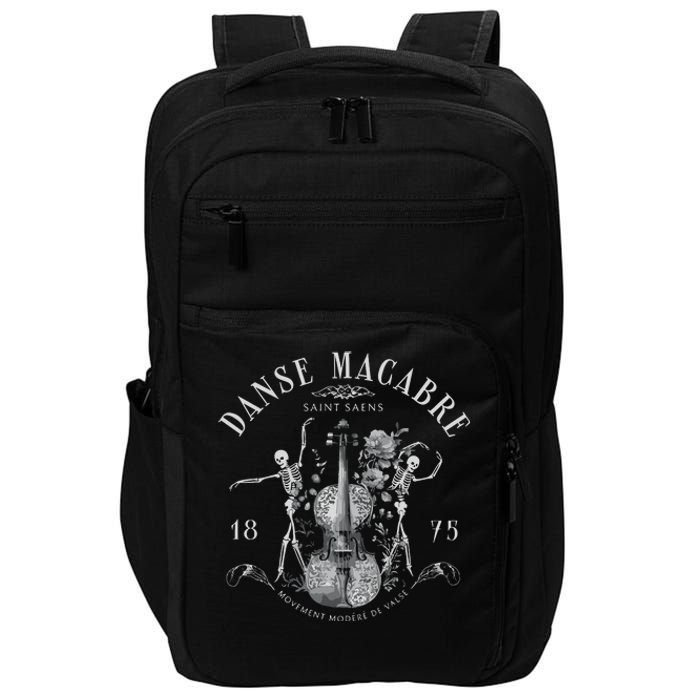 Danse Macabre Orchestra Skeleton Violin Impact Tech Backpack