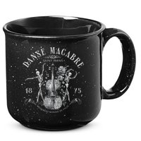 Danse Macabre Orchestra Skeleton Violin 15oz Campfire Ceramic Mug
