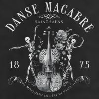 Danse Macabre Orchestra Skeleton Violin 15oz Campfire Ceramic Mug
