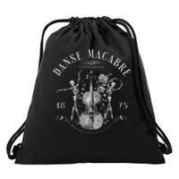 Danse Macabre Orchestra Skeleton Violin Drawstring Bag