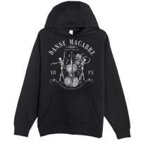 Danse Macabre Orchestra Skeleton Violin Premium Pullover Hoodie