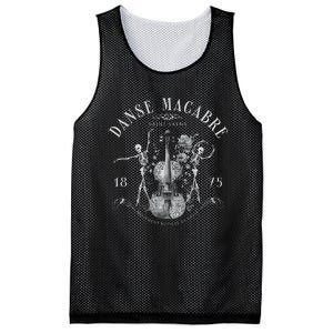 Danse Macabre Orchestra Skeleton Violin Mesh Reversible Basketball Jersey Tank