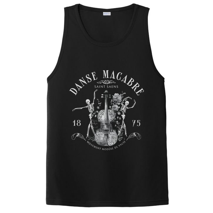 Danse Macabre Orchestra Skeleton Violin PosiCharge Competitor Tank