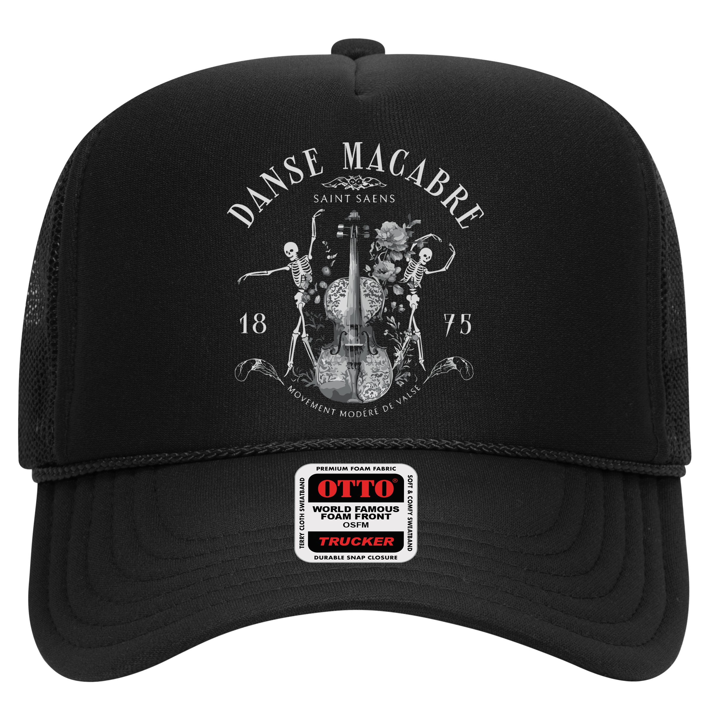 Danse Macabre Orchestra Skeleton Violin Hat