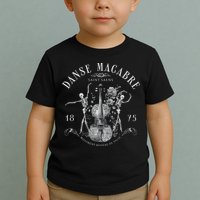 Danse Macabre Orchestra Skeleton Violin Toddler T-Shirt