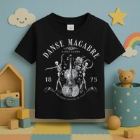 Danse Macabre Orchestra Skeleton Violin Toddler T-Shirt