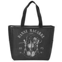 Danse Macabre Orchestra Skeleton Violin Zip Tote Bag