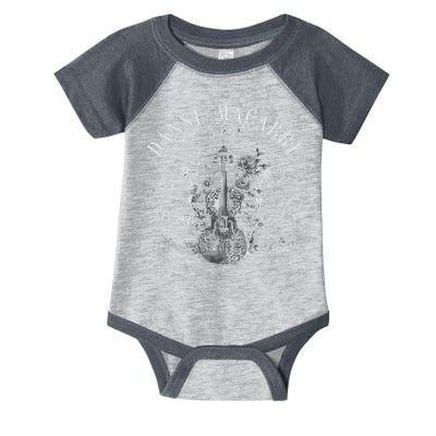Danse Macabre Orchestra Skeleton Violin Infant Baby Jersey Bodysuit
