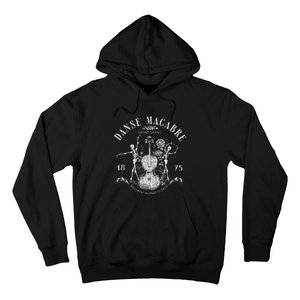 Danse Macabre Orchestra Skeleton Violin Teacher Halloween Hoodie