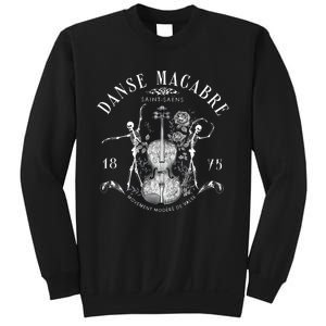 Danse Macabre Orchestra Skeleton Violin Teacher Halloween Sweatshirt