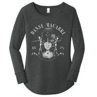 Danse Macabre Orchestra Skeleton Violin Teacher Halloween Women's Perfect Tri Tunic Long Sleeve Shirt