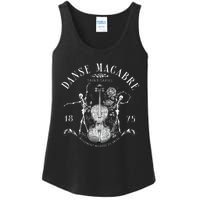 Danse Macabre Orchestra Skeleton Violin Teacher Halloween Ladies Essential Tank