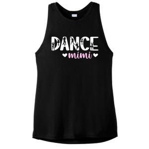 Dance Mimi Of A Dancer Mimi Dancing Mimi Grandma Ladies PosiCharge Tri-Blend Wicking Tank