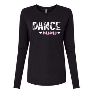 Dance Mimi Of A Dancer Mimi Dancing Mimi Grandma Womens Cotton Relaxed Long Sleeve T-Shirt