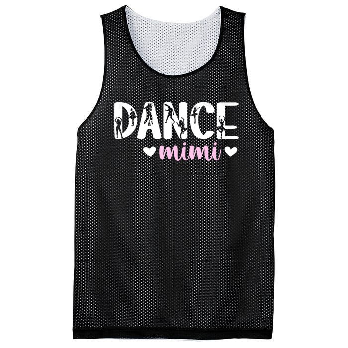 Dance Mimi Of A Dancer Mimi Dancing Mimi Grandma Mesh Reversible Basketball Jersey Tank