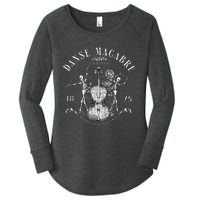 Danse Macabre Orchestra Skeleton Violin Teacher Halloween Women's Perfect Tri Tunic Long Sleeve Shirt