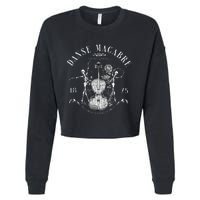 Danse Macabre Orchestra Skeleton Violin Teacher Halloween Cropped Pullover Crew