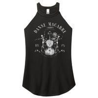 Danse Macabre Orchestra Skeleton Violin Teacher Halloween Women's Perfect Tri Rocker Tank