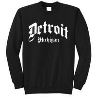 Detroit Michigan Old School Design Classic Sweatshirt