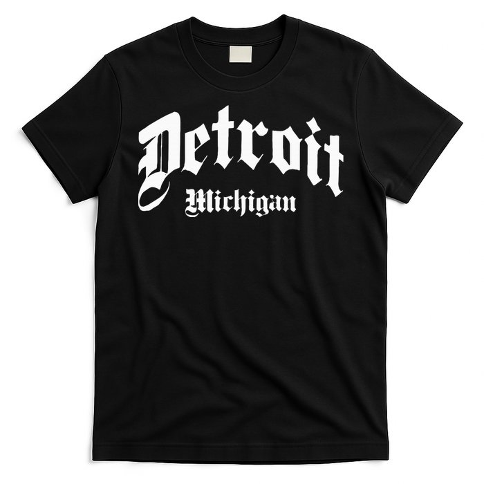 Detroit Michigan Old School Design Classic T-Shirt