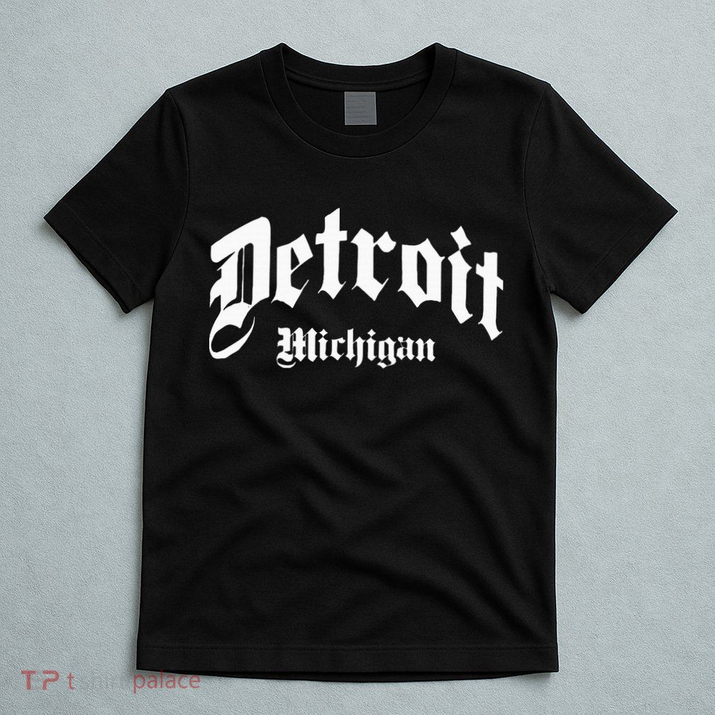 Detroit Michigan Old School Design Classic T-Shirt