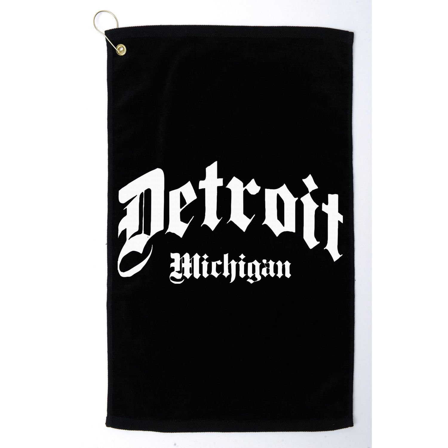 Detroit Michigan Old School Design Classic Golf Towel