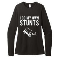 Do My Own Stunts Golf Cart Funny Broken Bone Driver Gift Womens CVC Long Sleeve Shirt