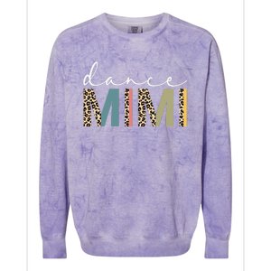 Dance Mimi Of A Dancer Mimi Dancing Leopard Mother's Day Colorblast Crewneck Sweatshirt