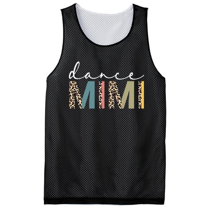 Dance Mimi Of A Dancer Mimi Dancing Leopard Mother's Day Mesh Reversible Basketball Jersey Tank