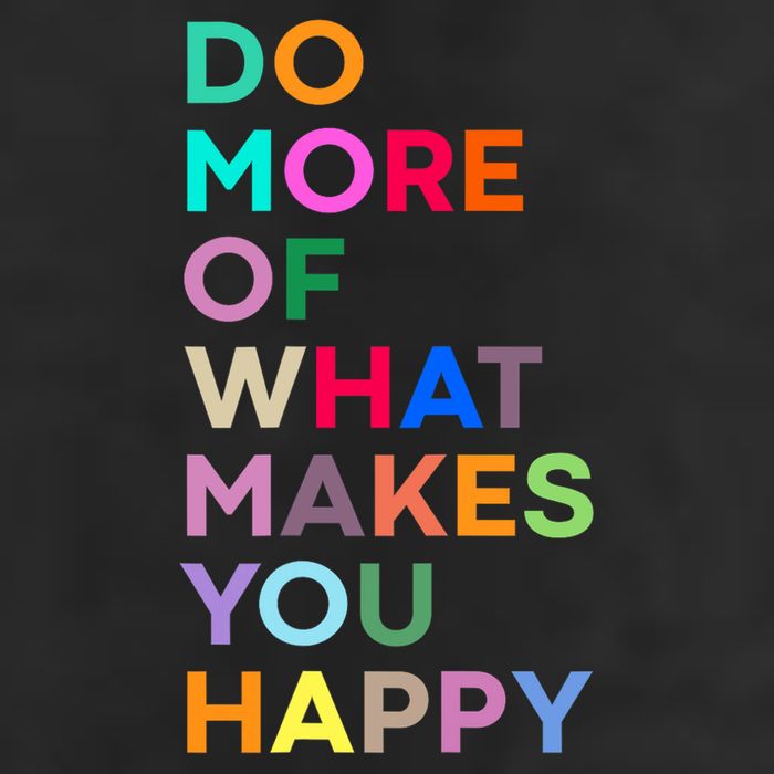 Do More Of What Make You Happy Colorful Trucker Hat