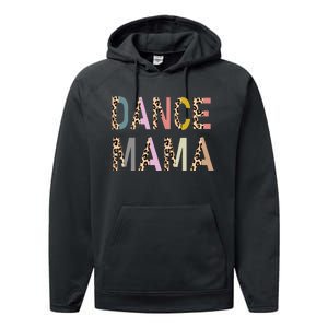 Dance Mama Of A Dancer Mom Dancing Mother Dance Mom Performance Fleece Hoodie