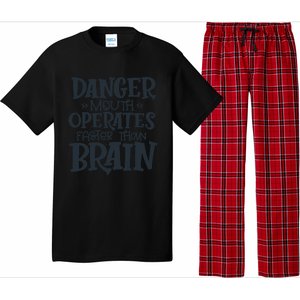 Danger Mouth Operates Faster Than Brain Pajama Set