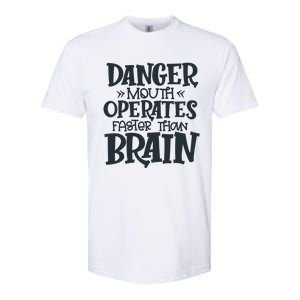 Danger Mouth Operates Faster Than Brain Softstyle CVC T-Shirt