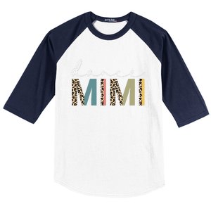 Dance Mimi Of A Dancer Mimi Dancing Leopard Mother's Day Baseball Sleeve Shirt