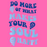 Do More Of What Makes Your Soul Happy  Stripe Pom Pom Beanie