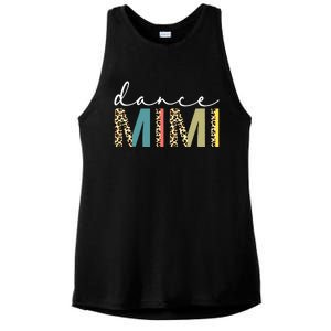 Dance Mimi Of A Dancer Mimi Dancing Leopard Mothers Day Ladies PosiCharge Tri-Blend Wicking Tank