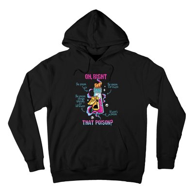 Drink Me Oh Right That Poisonllama Halloween Hoodie