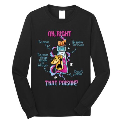 Drink Me Oh Right That Poisonllama Halloween Long Sleeve Shirt