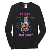 Drink Me Oh Right That Poisonllama Halloween Tall Long Sleeve T-Shirt