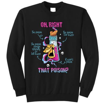 Drink Me Oh Right That Poisonllama Halloween Tall Sweatshirt