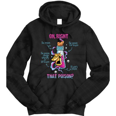 Drink Me Oh Right That Poisonllama Halloween Tie Dye Hoodie