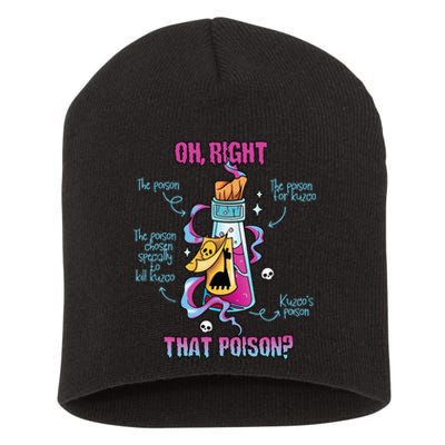 Drink Me Oh Right That Poisonllama Halloween Short Acrylic Beanie