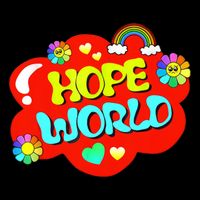 do more of what makes you happy Colorful Hope World  Drawstring Bag