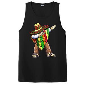 Dabbing Mexican Poncho Cinco De Mayo PosiCharge Competitor Tank