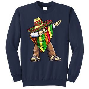 Dabbing Mexican Poncho Cinco De Mayo Sweatshirt