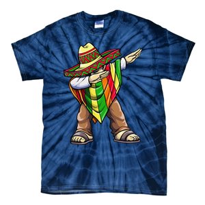 Dabbing Mexican Poncho Cinco De Mayo Tie-Dye T-Shirt