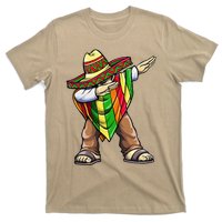 Dabbing Mexican Poncho Cinco De Mayo T-Shirt