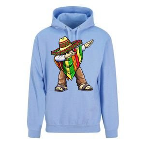 Dabbing Mexican Poncho Cinco De Mayo Unisex Surf Hoodie